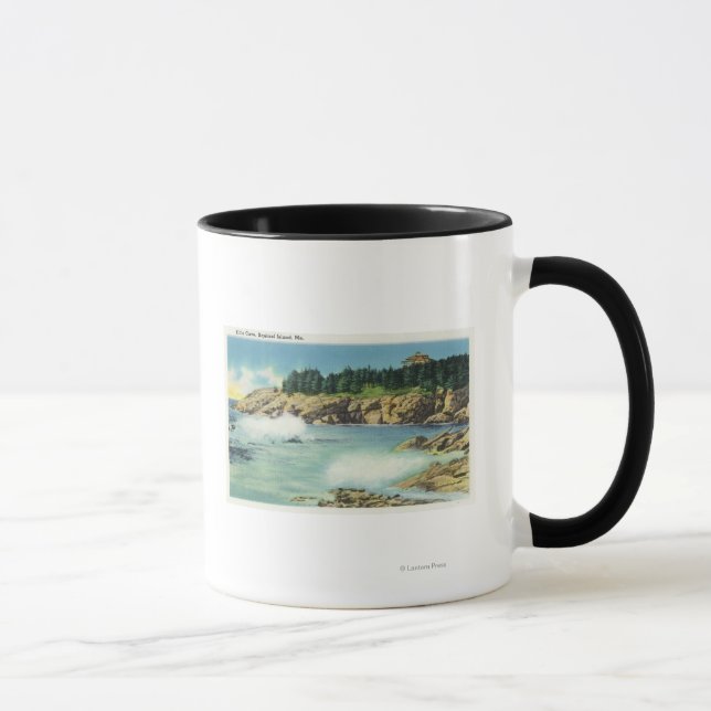 Mug Vue de la grotte des enfants à Squirrel Island (Droite)