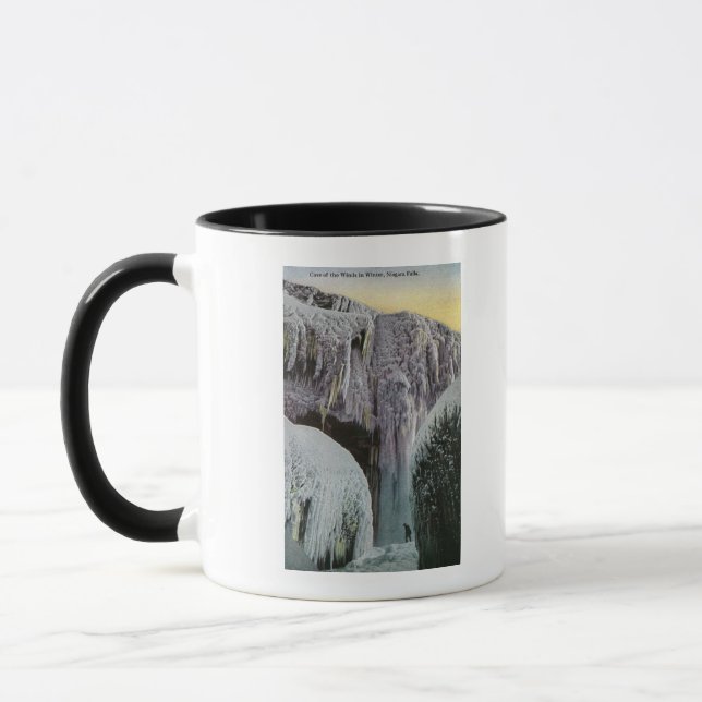 Mug Vue de la grotte des vents en hiver (Gauche)