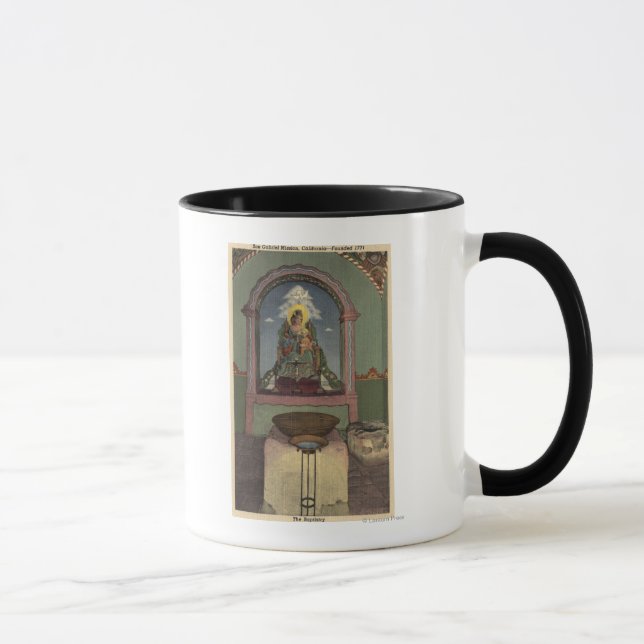 Mug Vue de la mission et de la baptistère (Droite)