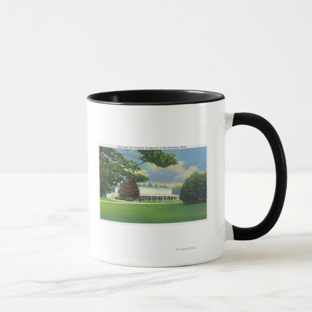 Mug Vue de la musique Tanglewood Shed and Grounds (Droite)