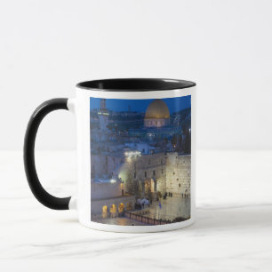 Mug Vue de la place du Mur occidental, fin de soirée