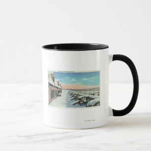 Mug Vue de la plate-forme du sud en hiver