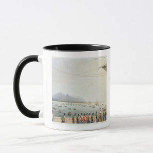 Mug Vue de la plate-forme du transport de château