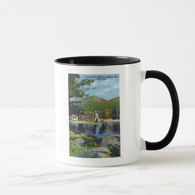 Mug Vue de la roue d'eau du lac Shadow Overshot (Droite)
