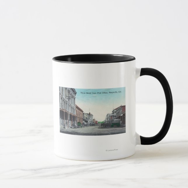Mug Vue de la troisième rue du bureau de poste (Droite)