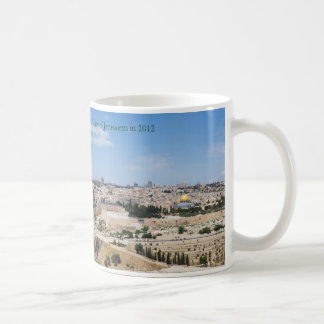 Mug Vue de la vieille ville de Jérusalem en 2012