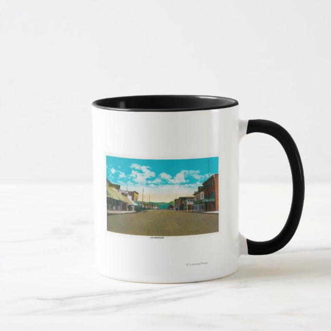 Mug Vue de la ville d'Anchorage, AlaskaAnchorage, AK (Droite)