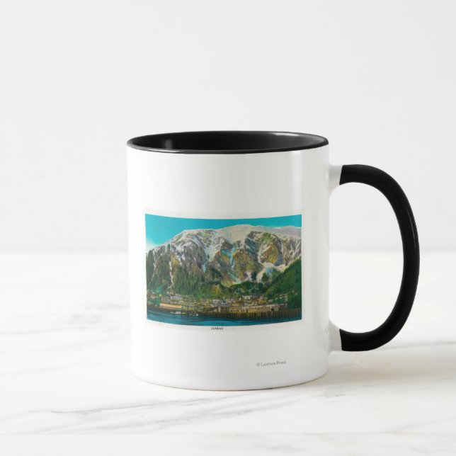 Mug Vue de la ville de Juneau, AlaskaJuneau, AK (Droite)