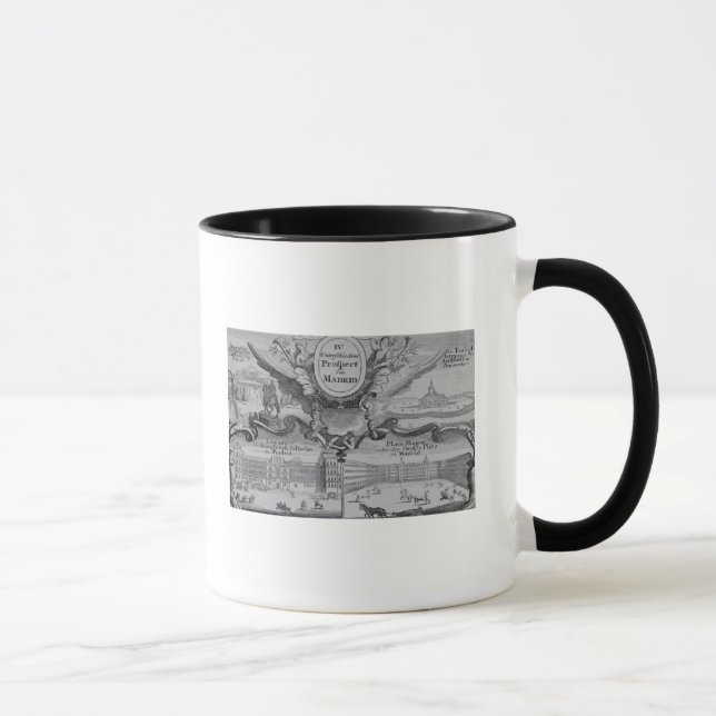 Mug Vue de la ville de Madrid (Droite)