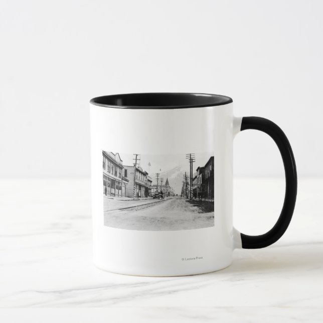 Mug Vue de la ville de Skagway, Alaska Photographie (Droite)