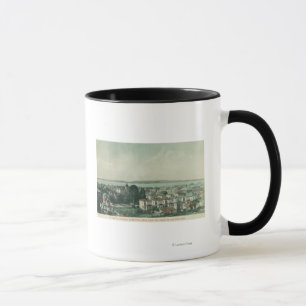 Mug Vue de la ville depuis la tour de l'hôtel de ville