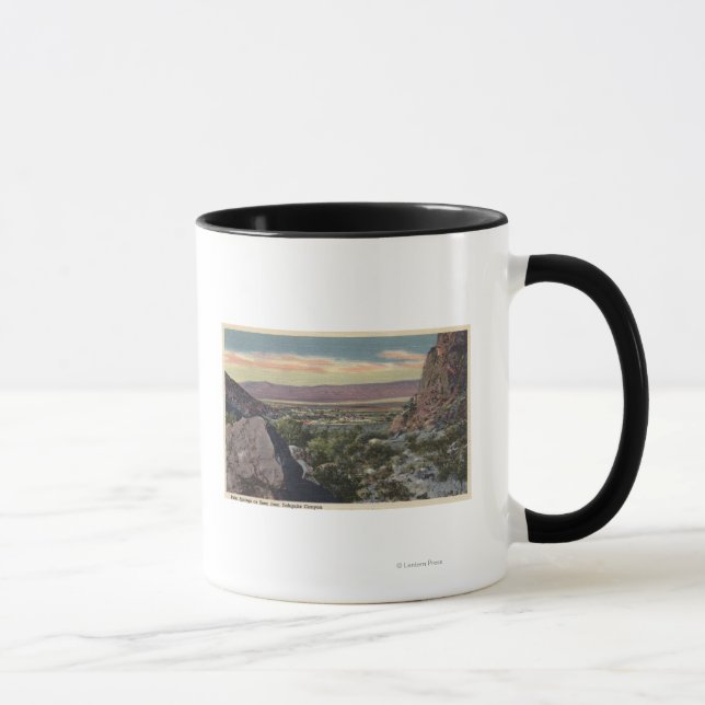 Mug Vue de la ville depuis le canyon de Tahquitz (Droite)