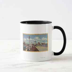 Mug Vue de la ville depuis Rainbow Pier