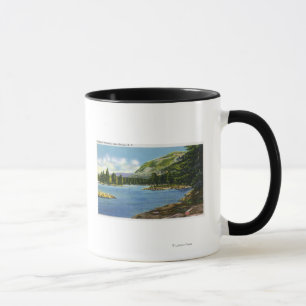 Mug Vue de lac de montagne d'éléphant