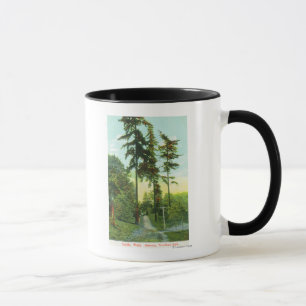 Mug Vue de l'allée au parc Woodland