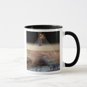 Mug Vue de l'artiste de l'odyssée détectant la glace
