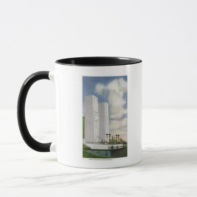 Mug Vue de l'atterrissage et des pylônes (Gauche)