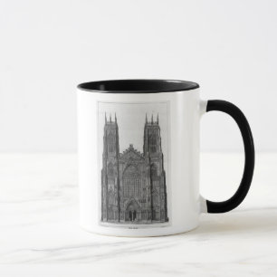 Mug Vue de l'avant occidental de la cathédrale de Yor