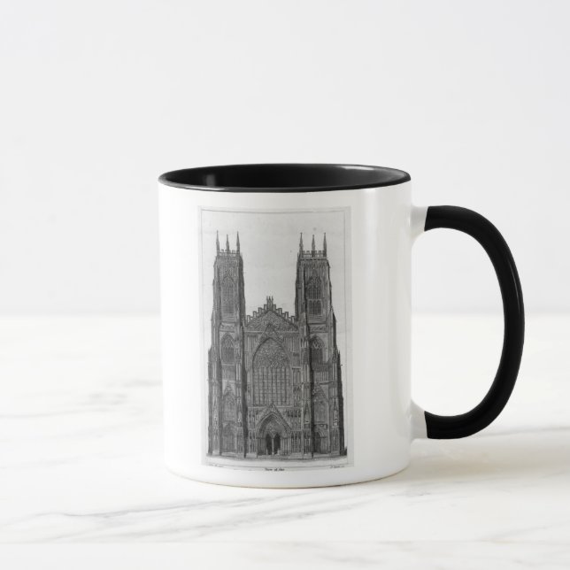 Mug Vue de l'avant occidental de la cathédrale de York (Droite)