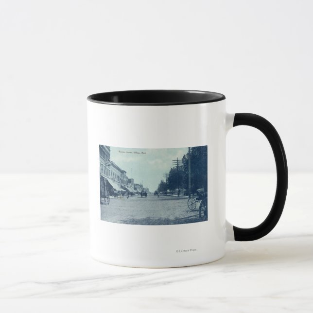 Mug Vue de l'avenue MontanaBillings, MT (Droite)