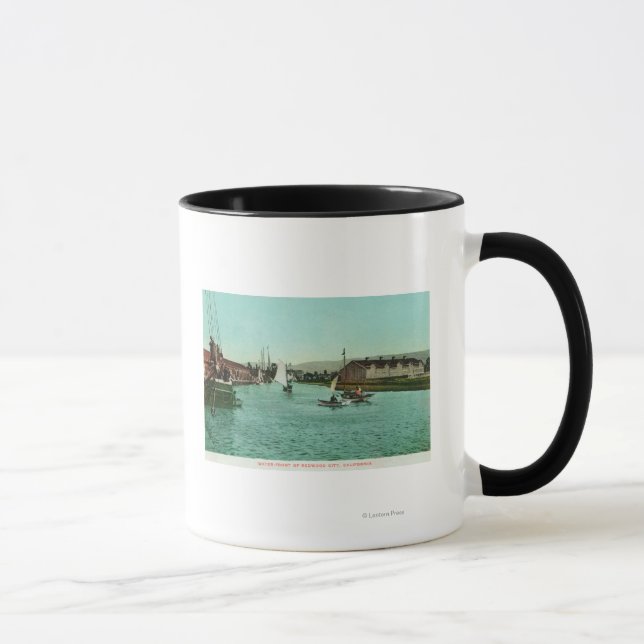 Mug Vue de l'eau FrontRedwood City, CA (Droite)
