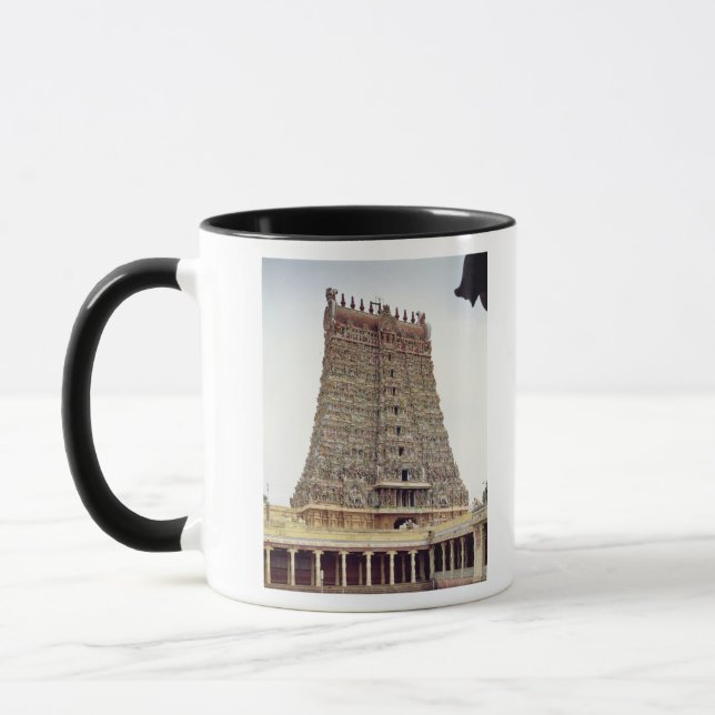 Mug Vue de l'extérieur découpé du gopuram du sud (Gauche)
