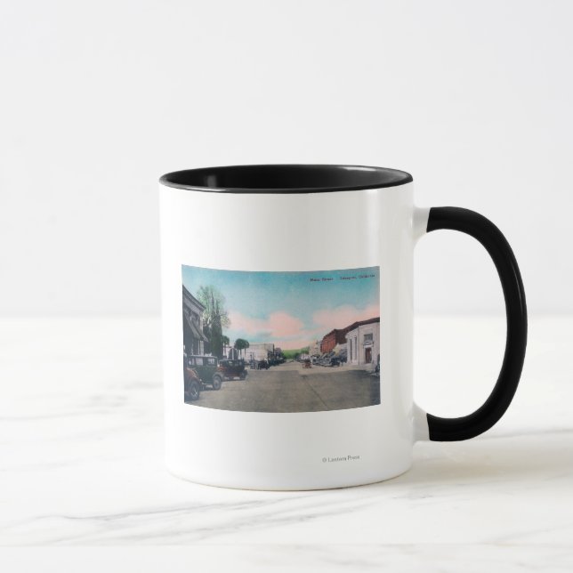 Mug Vue de Main StreetLakeport, CA (Droite)