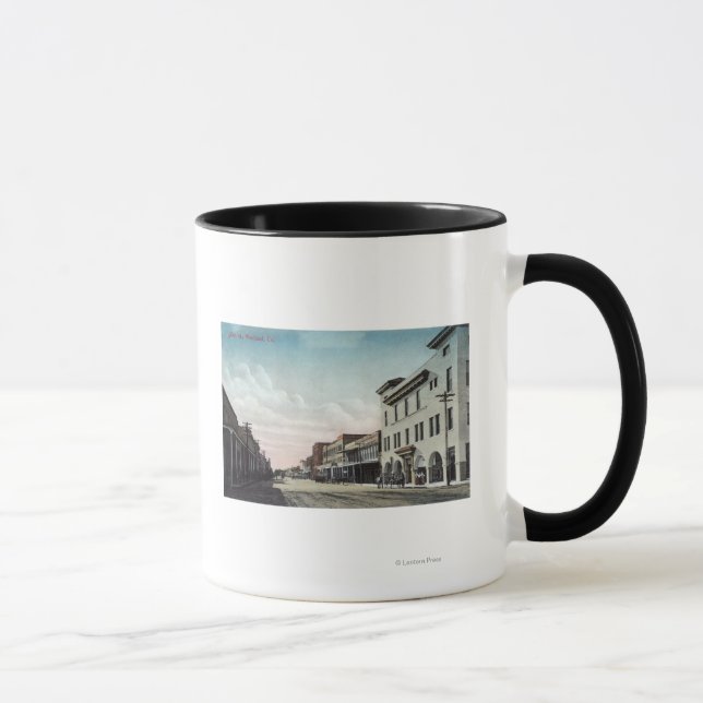 Mug Vue de Main StreetWoodland, CA (Droite)