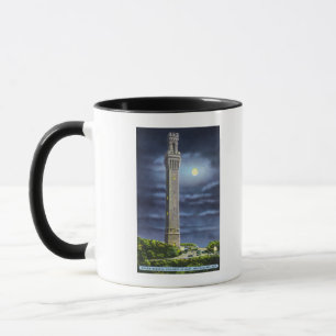 Mug Vue de mémorial de pèlerin la nuit