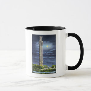 Mug Vue de mémorial de pèlerin la nuit