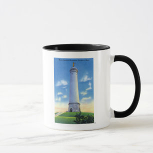 Mug Vue de monument de Myles Standish