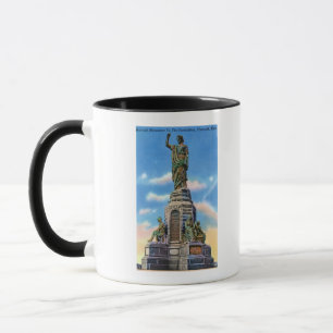 Mug Vue de monument national aux ancêtres des USA
