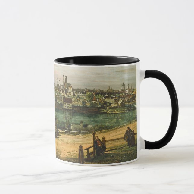 Mug Vue de Munich, C. 1761 (huile sur la toile) (Droite)