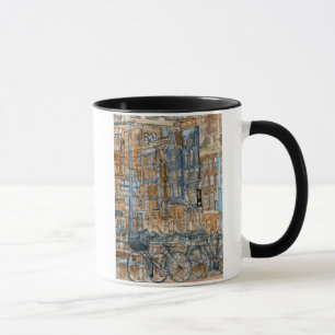 Mug Vue de New York City d'aquarelle des destinations