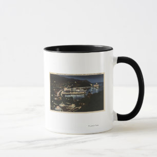Mug Vue de nuit de baie d'Avalon