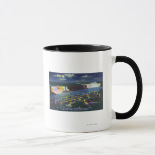 Mug Vue de nuit de théâtre de jardin d'Oakes et