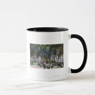 Mug Vue de parc en croissant