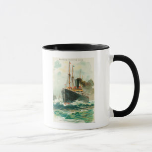 Mug Vue de Patricia en mer, Hambourg-Amérique