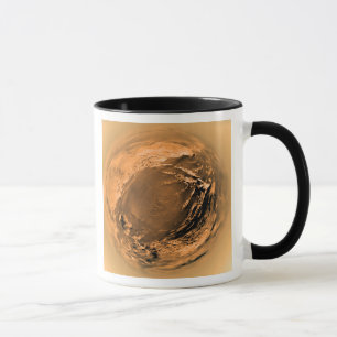 Mug vue de Poisson-oeil de la surface du titan