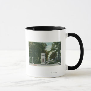 Mug Vue de porte de mémorial d'université des