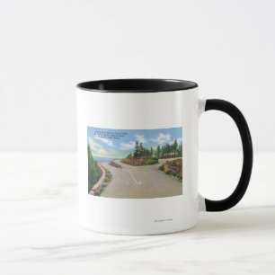 Mug Vue de route de plate-forme de double