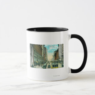 Mug Vue de rue du marché de rue de Grant
