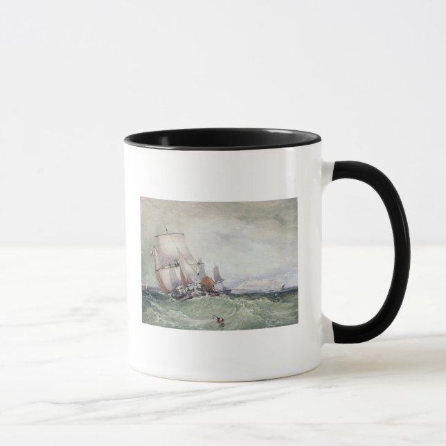 Mug Vue de Scarborough, avec Collier Brig (Droite)