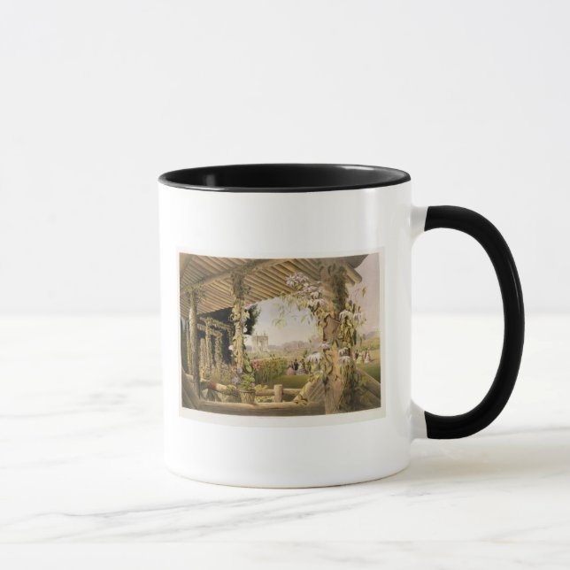Mug Vue de Seat rustique, Shrublands, 'du G (Droite)