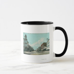 Mug Vue de tour électrique de rue de Santa Clara