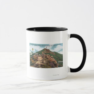 Mug Vue de traînée de pied au sommet