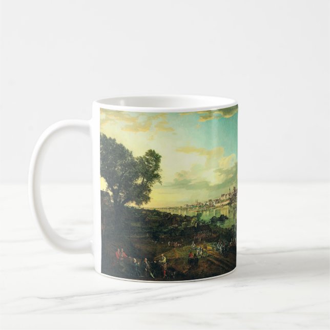 Mug Vue de Varsovie depuis Praga par Bernardo Bellotto (Gauche)