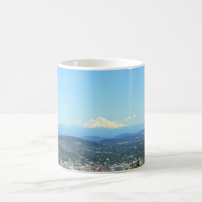 Mug Vue de ville de Portland, Orégon, arrière - plan (Centre)