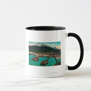 Mug Vue de ville de Skagway, AlaskaSkagway, AK