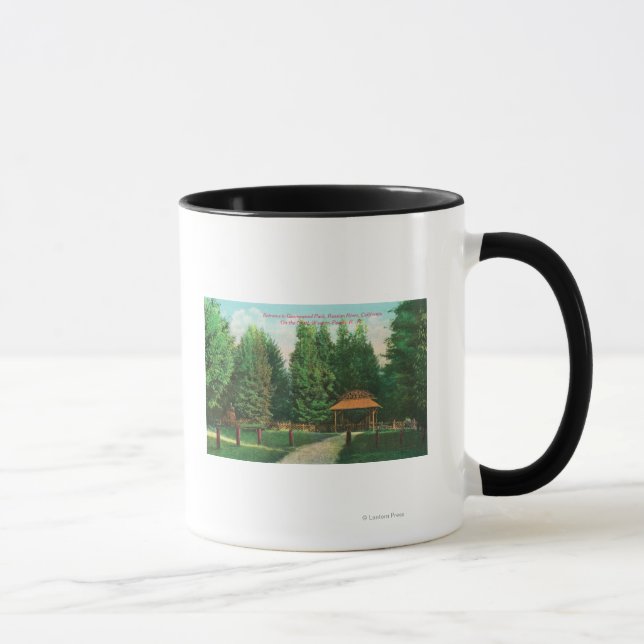 Mug Vue d'entrée de Guernewood ParkGuernewood, CA (Droite)